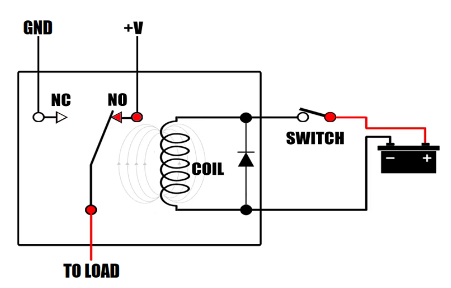 Relay with Diode Circuit 1