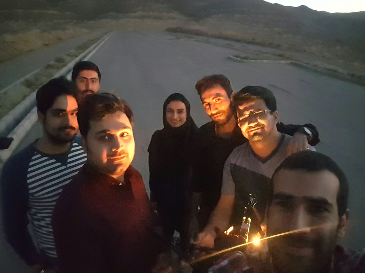 کار میدانی دانشجویان در راهاندازی کوادکوپتر
